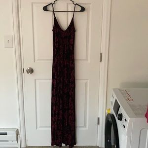 Vs maxi dress with adjustable straps